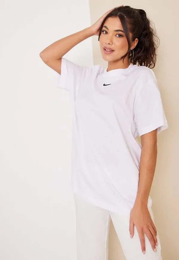 Nike W Nsw Essntl Tee Bf Lbr Oversized White/Black