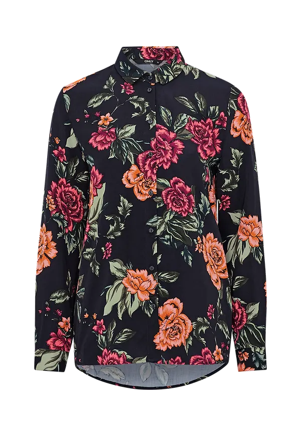 Only - Blus onlRosi L/S Shirt - Blå