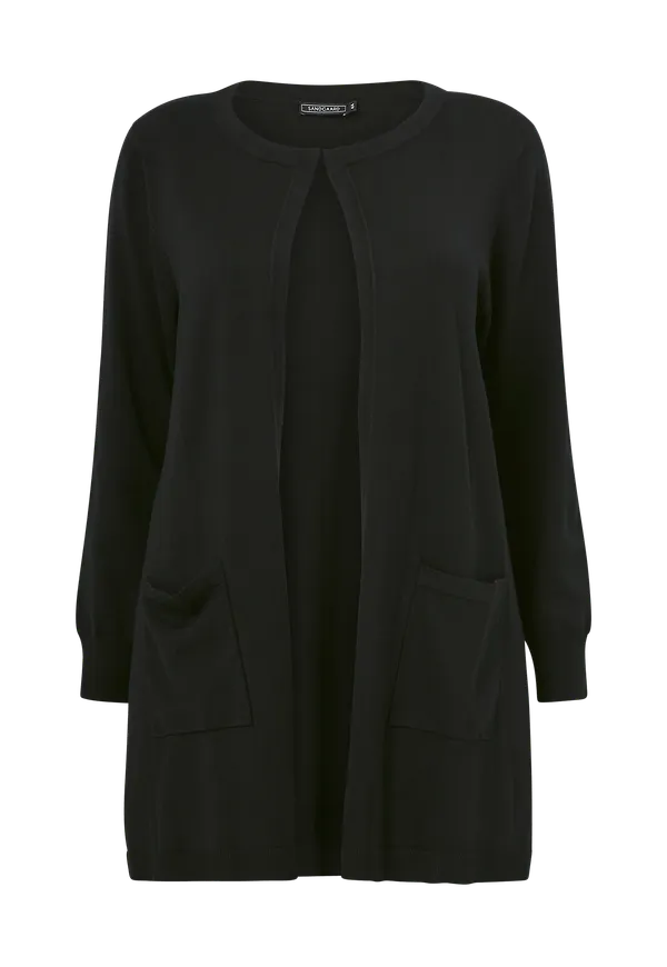 Sandgaard - Cardigan Helsinki Long - Svart