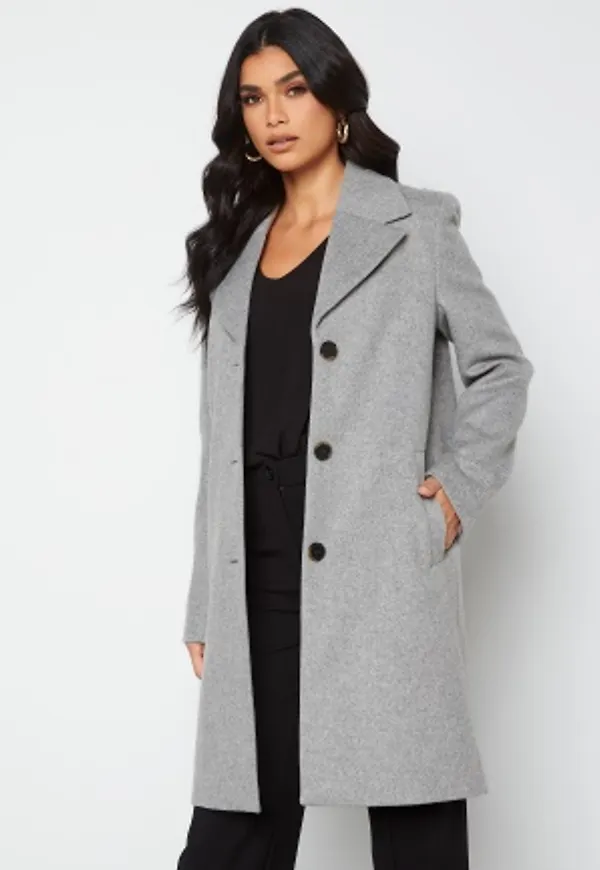 SELECTED FEMME New Sasja Wool Coat Light Grey Melange 38