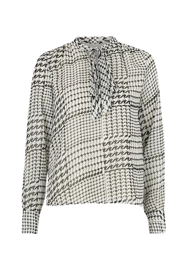 Only - Knytblus onlDita L/S Top - Vit