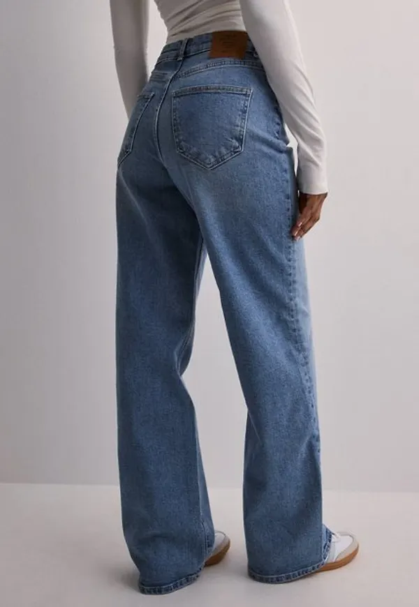 Only Onljuicy Hw Wide Leg REA365 Noos High waisted jeans Medium Blue Denim Nas365