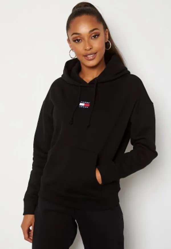 TOMMY JEANS Center Badge Hoodie BDS Black L
