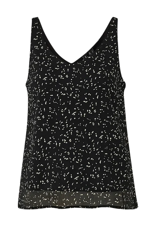 Vero Moda - Blus vmWonda Miami Singlet - Svart