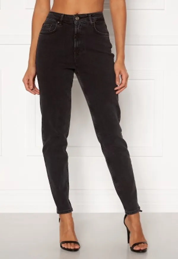 Pieces Leah Mom HW Jeans Black S