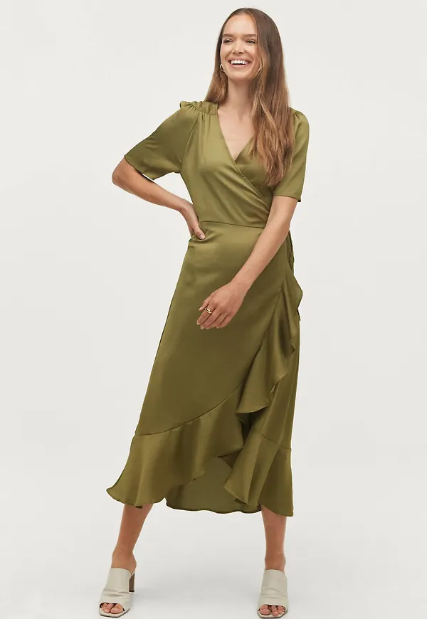 Soaked in Luxury - Klänning Karven Dress - Grön