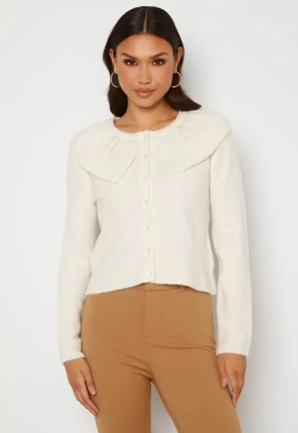 JDY Camille Collar Cardigan Cloud Dancer XL