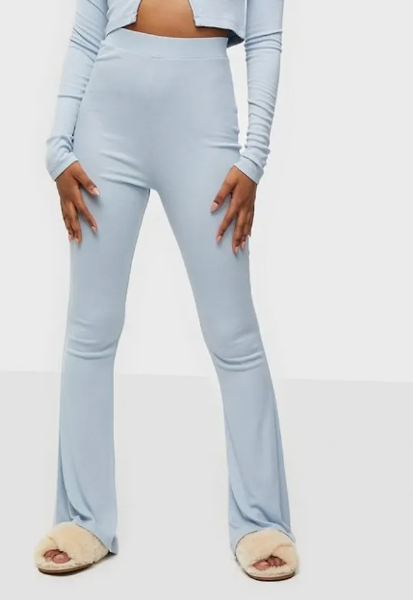NLY Trend Cut Front Rib Pants Byxor