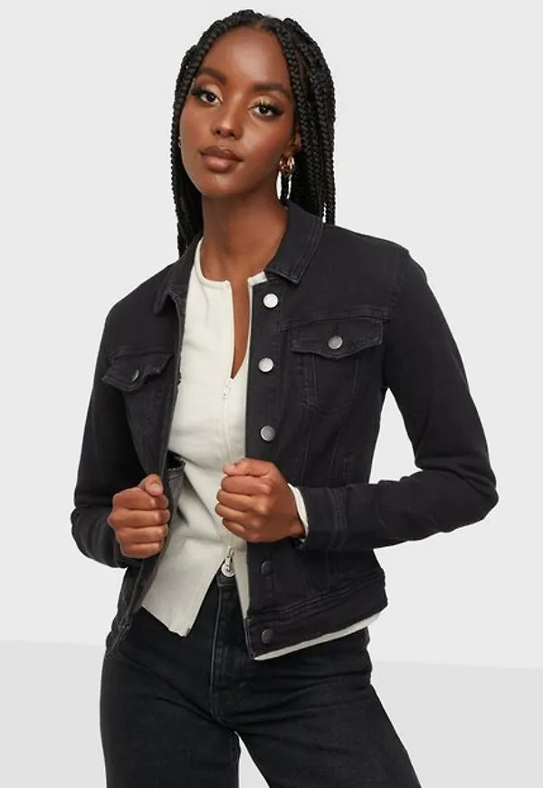 Jacqueline de Yong Jdynewwinner Str Jacket Box Dnm Noo Jackor Svart
