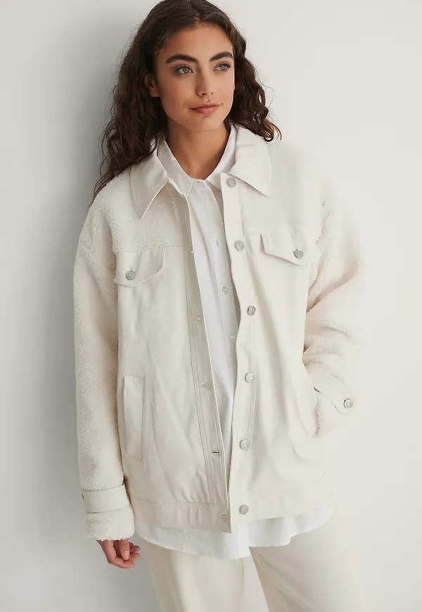 NA-KD Trend Pu-Jacka - Offwhite