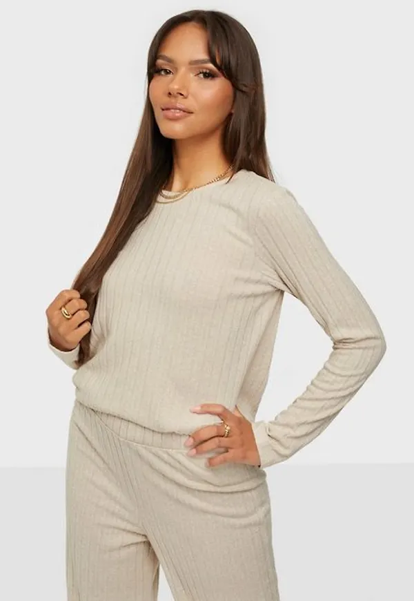Vero Moda Vmtilda L/S Rib Blouse Exp Vardagsblusar