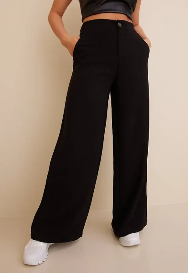 Noisy May Nmjamie Hw Wide Leg Pants Vida byxor