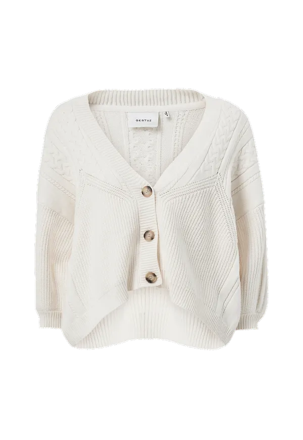 Gestuz - Cardigan SoleyGZ - Vit