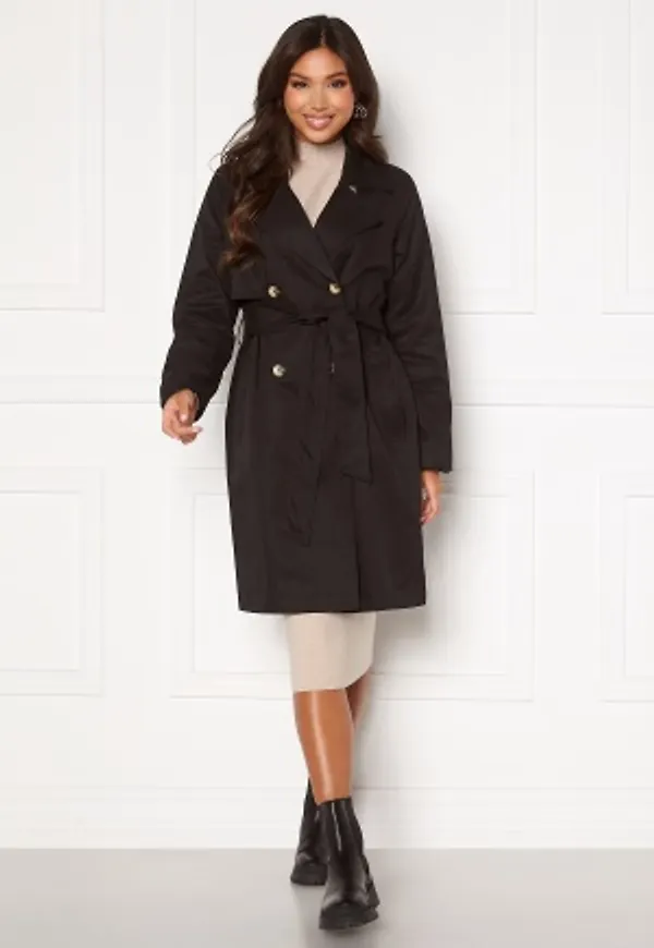 SELECTED FEMME Weka Trenchcoat Black 34