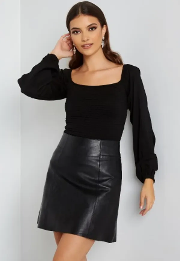 Trendyol Clara Knitted Top Black L