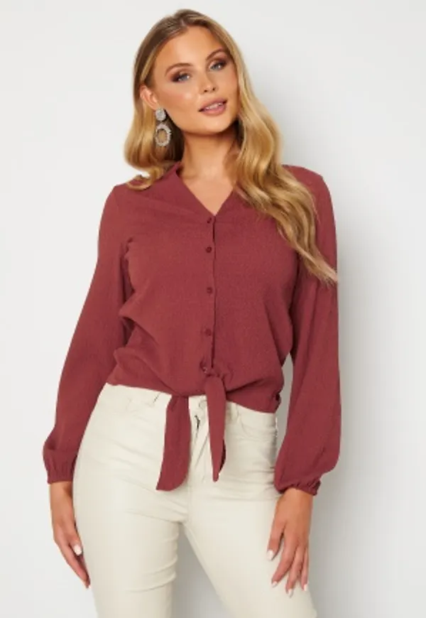 Happy Holly Lina knot blouse Pink 52/54