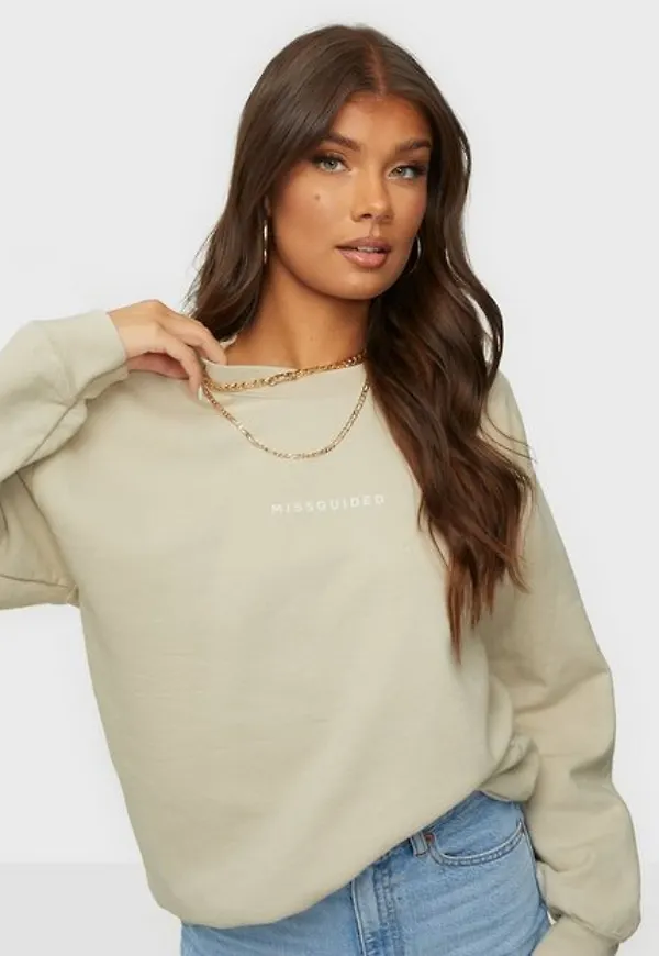 Missguided Washed Oversized Top Sweatshirts