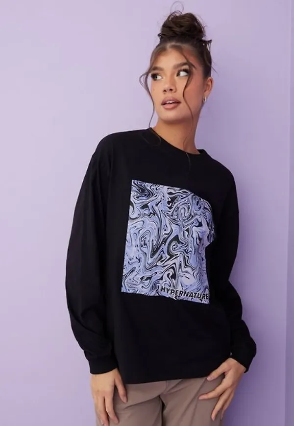 Envii Enkulla Ls Tee Print 5310 Långärmade toppar Nature