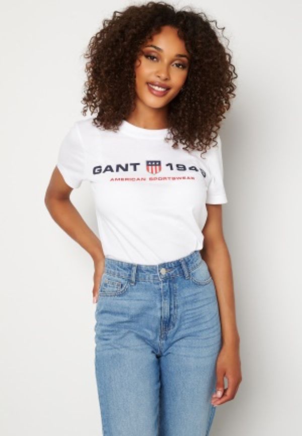 GANT Gant Retro Shield T-shirt 110 White L