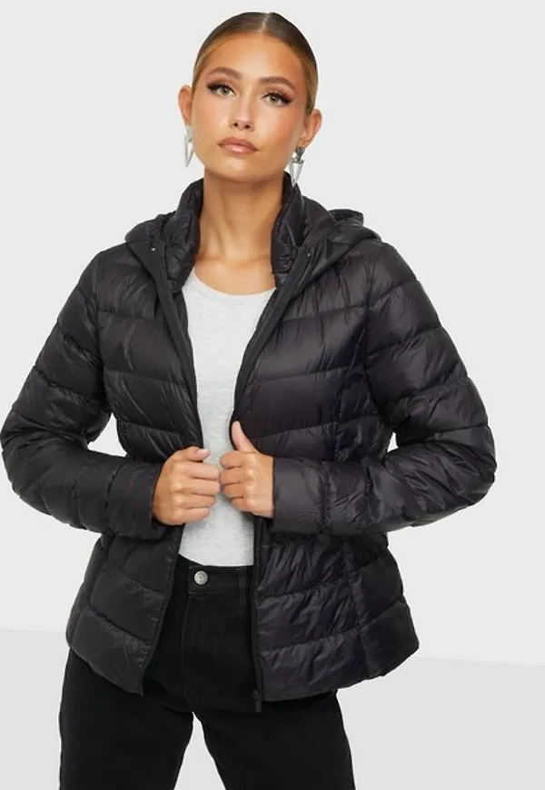 Vila Vimanya Light Down Short Jacket-Noo Dunjackor Svart