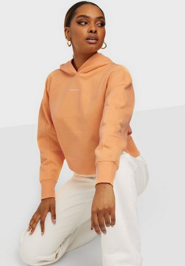 Calvin Klein Jeans Micro Branding Hoodie Hoodies Orange