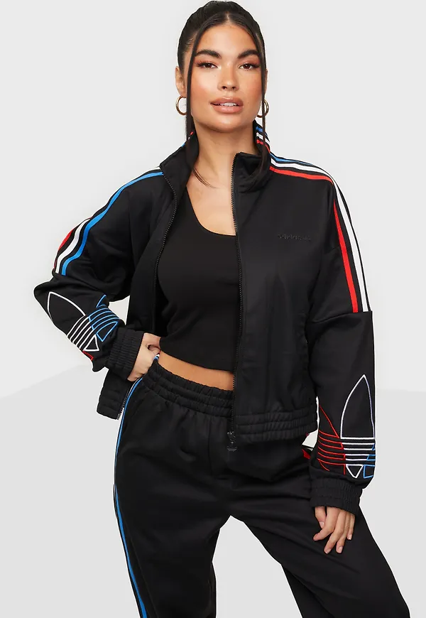 Adidas Originals - Cardigans - Tracktop Pb - Tröjor - Cardigans