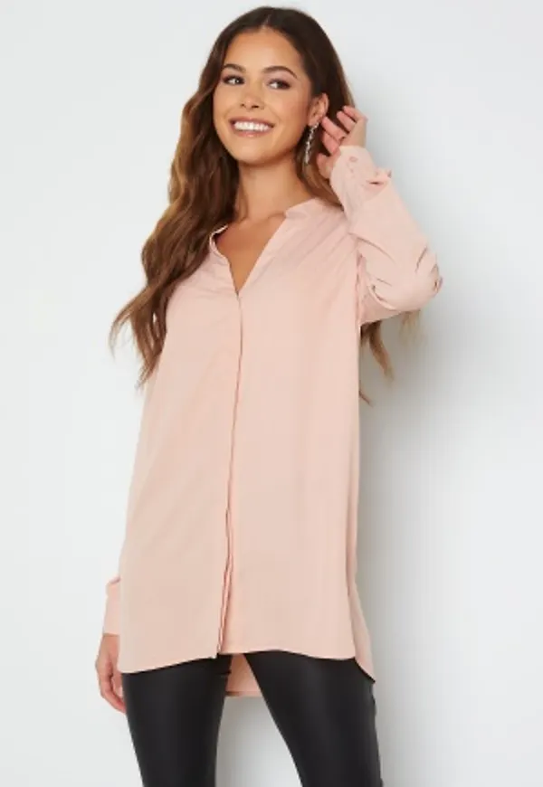 Happy Holly Uma woven tunic Light pink 36/38