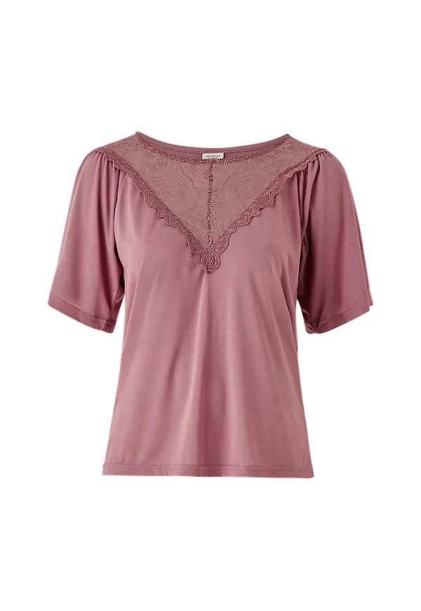 JDY - Topp jdyElena S/S Top - Rosa