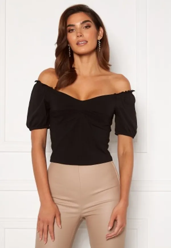 ONLY Niff S/S Top Black L