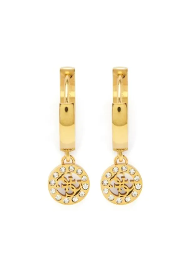 Guess Charm & Crystals Earrings Gold One size