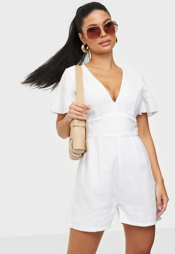 NLY Trend Flirty Sleeve Playsuit Playsuits