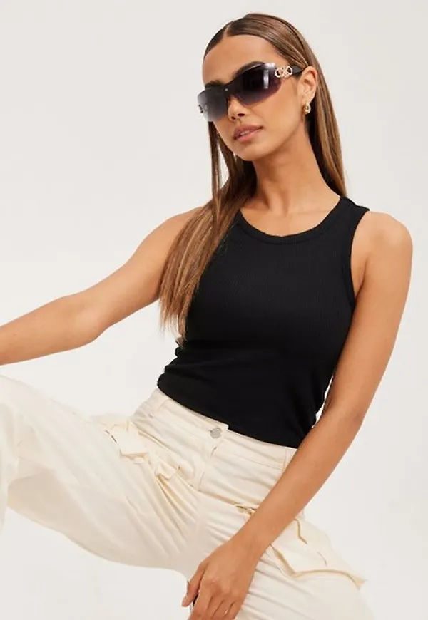 Pieces Pcpestina Sl Top Noos Bc Toppar Black