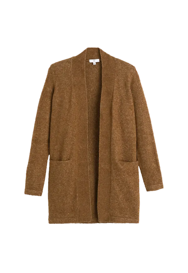 La Redoute - Kofta med V-ringning - Brun