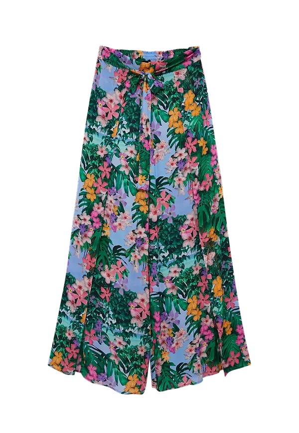 Desigual - Byxor Pant_Laurel - Grön