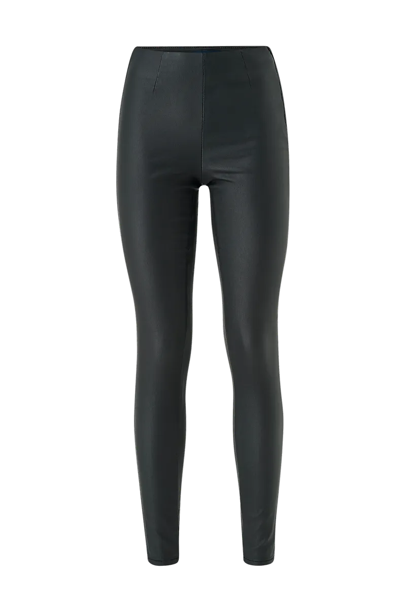 pieces - Leggings pcSkin Paro HW Coated - Svart