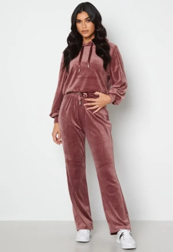 ONLY Laya Sweet Flared Velvet Pant Rose Brown XL