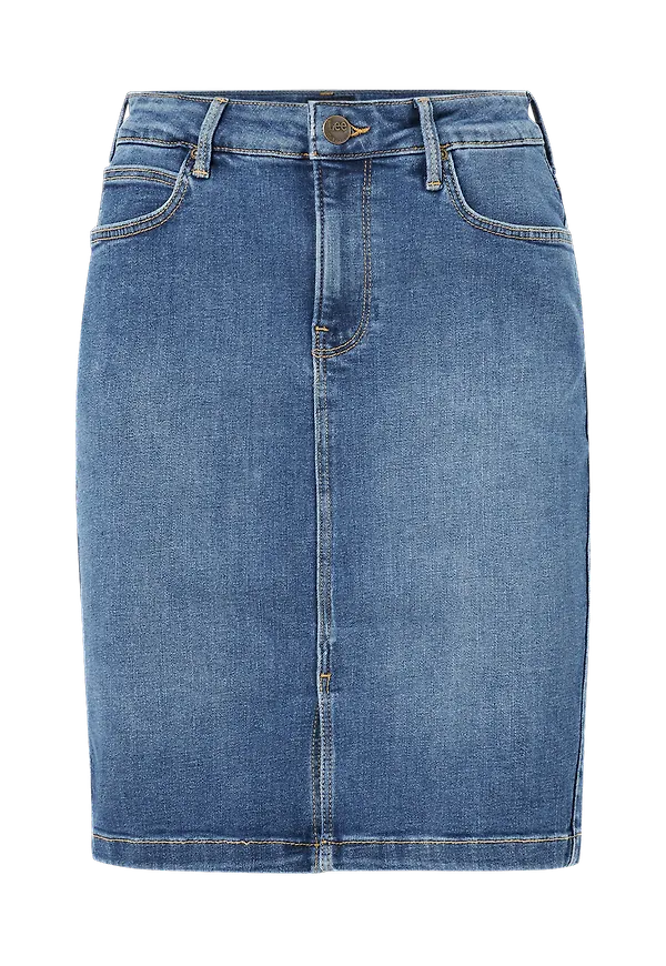Lee - Jeanskjol Pencil Skirt - Blå