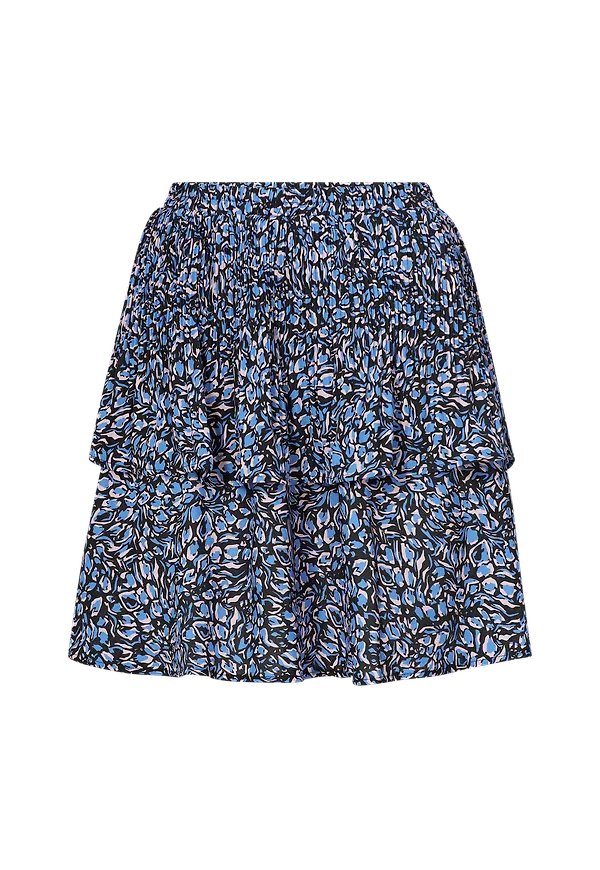 Only - Kjol onlTanny Mini Plisse Shirt Wvn - Blå