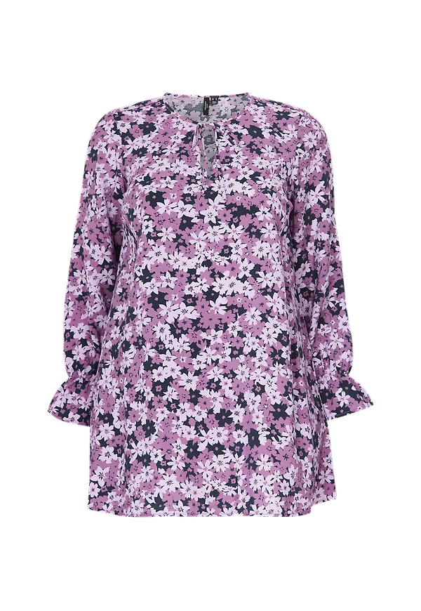Vero Moda Curve - Tunika vmTaylor LS Tunic Curve - Rosa