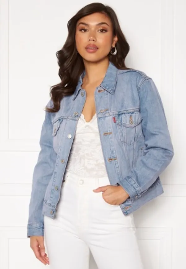 LEVI'S Ex Boyfriend Trucker 0149 Across The Sky XS
