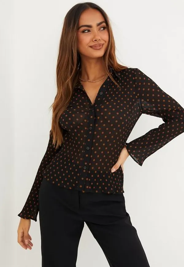 Samsøe Samsøe Mathilde shirt aop 14185 Festblusar