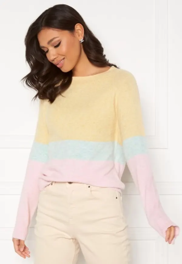VERO MODA Doffy LS O-Neck Blouse Cornsilk XS