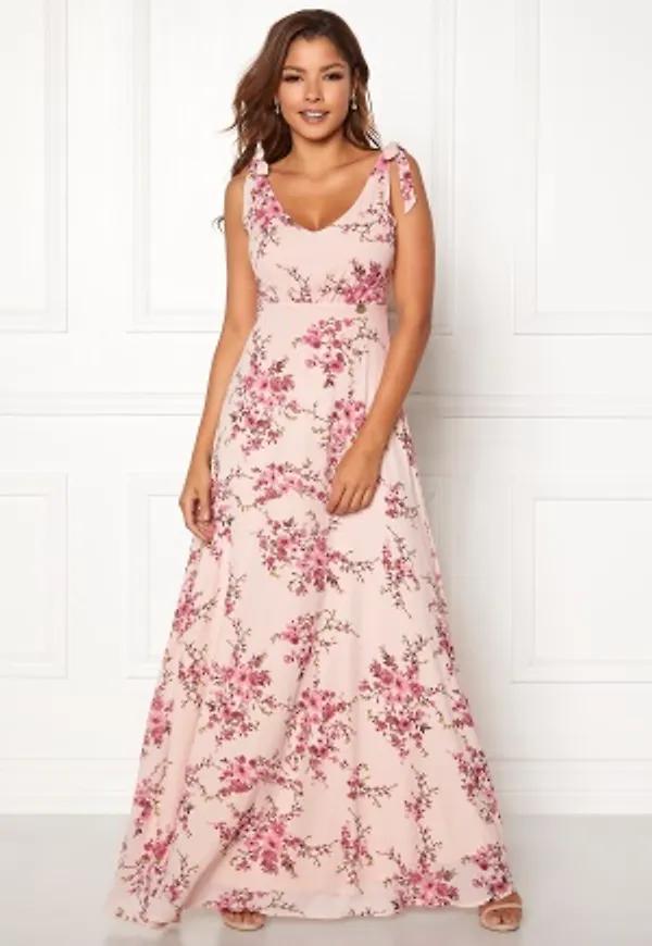 Chiara Forthi Cherie tie dress Light pink / Floral 34