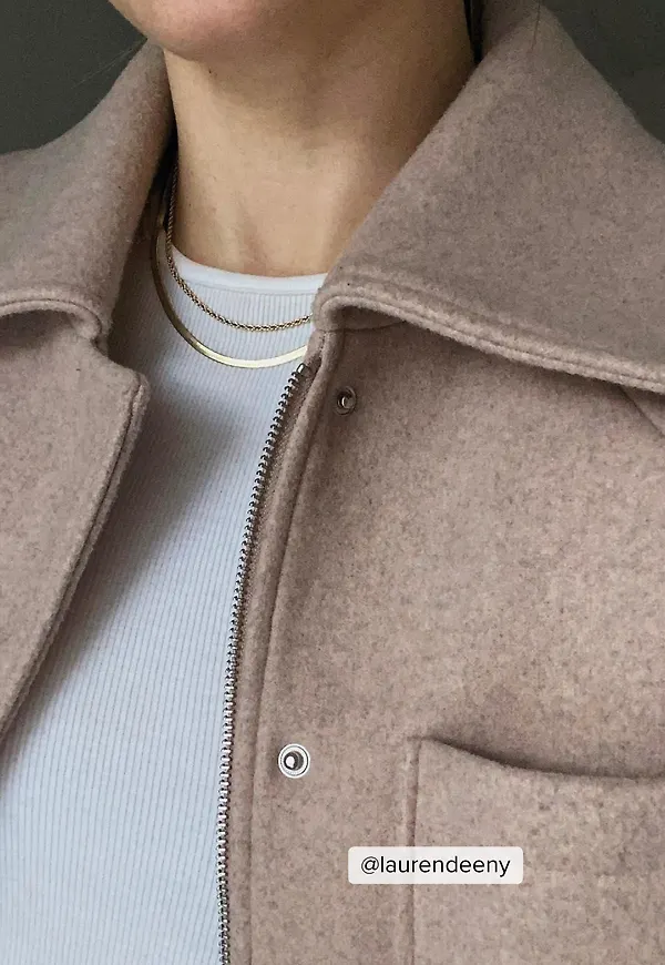 NA-KD Oversize Jacka - Beige