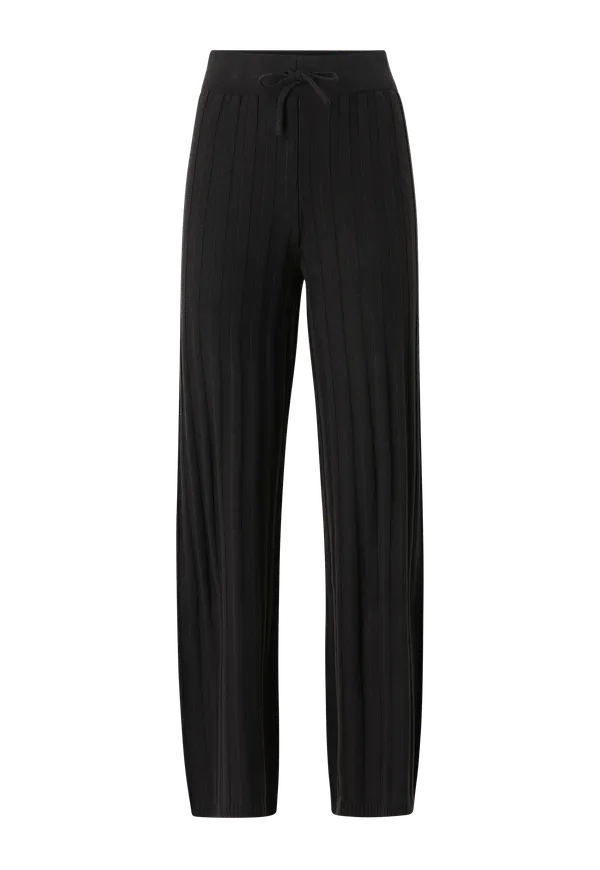 Only - Byxor onlNew Tessa Wide Pant Knt - Svart