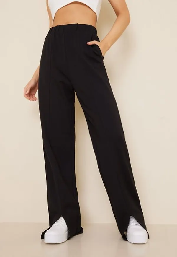 Pieces Pcklara Hw Slit Wide Pants D2D Byxor