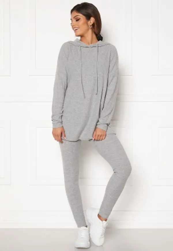 Pieces Ribbi HW Leggings Light Grey Melange XL