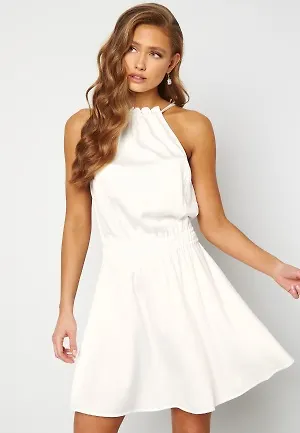 BUBBLEROOM Anya High Neck Dress White 36