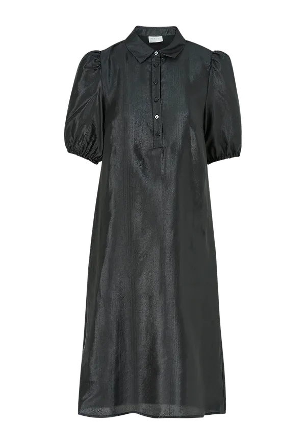 Vila - Klänning viRichter S/S Shirt Dress - Svart