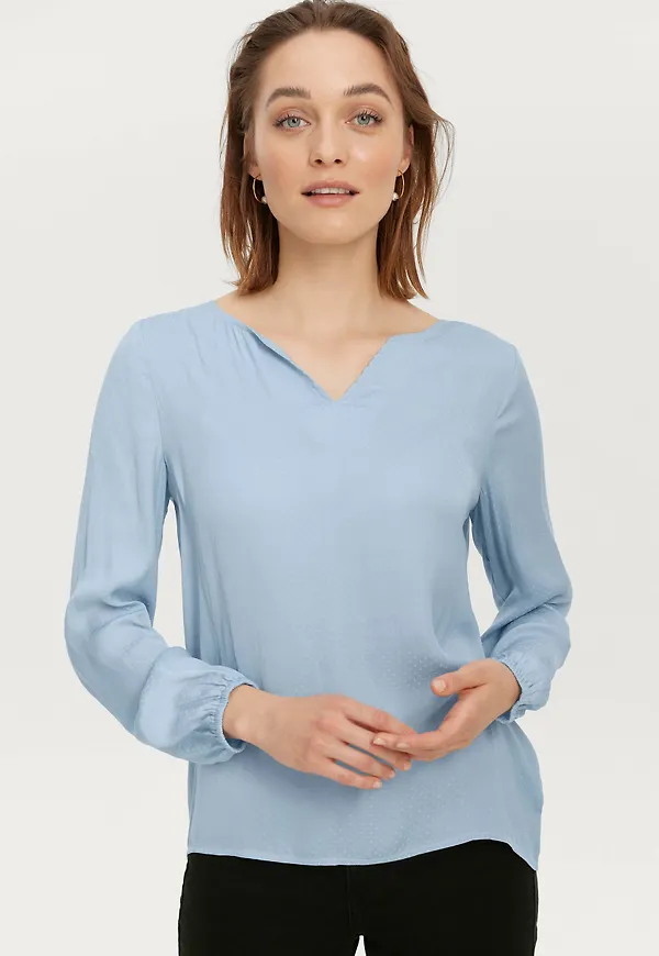 Saint Tropez - Blus BrianaSZ LS Blouse - Blå
